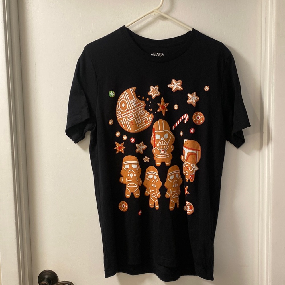 Black (L) Star Wars Christmas Cookie Shirt